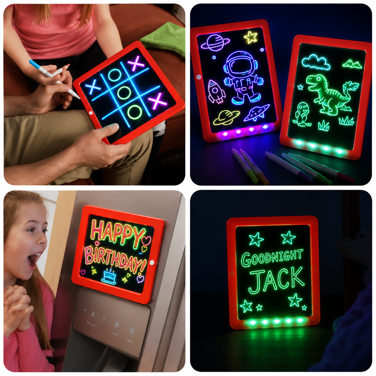Magic LED Drawing Pad – Draw, Learn & Play!
