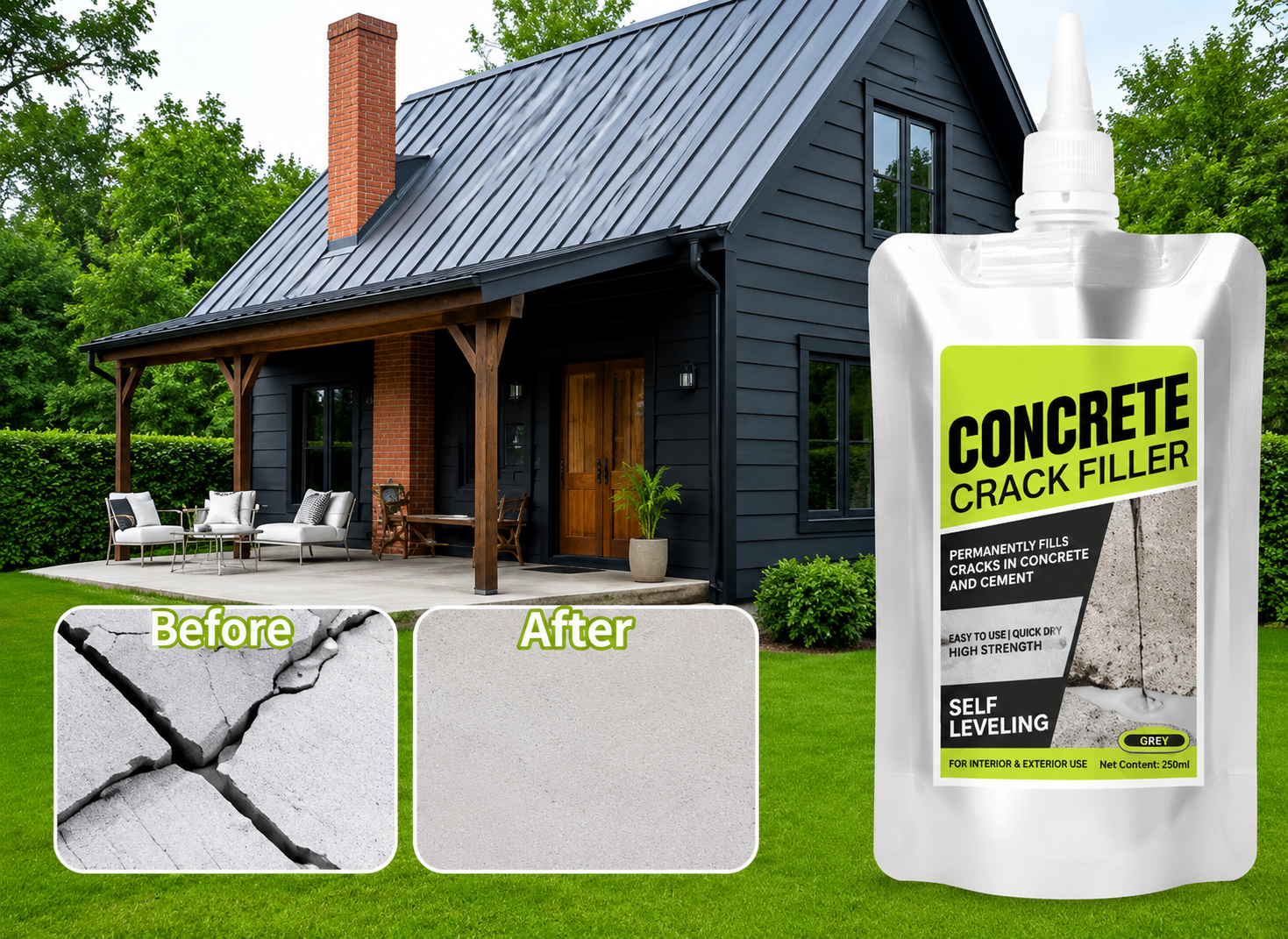 Concrete Crack Filler(Pack of 2)