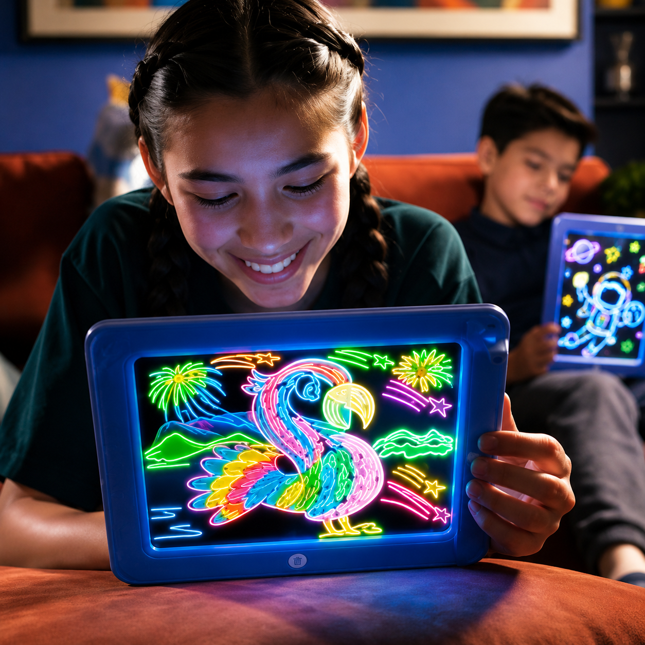 Magic LED Drawing Pad – Draw, Learn & Play!